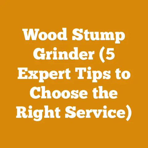 Wood Stump Grinder (5 Expert Tips to Choose the Right Service)