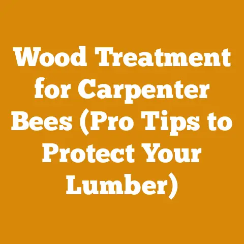 Wood Treatment for Carpenter Bees (Pro Tips to Protect Your Lumber)