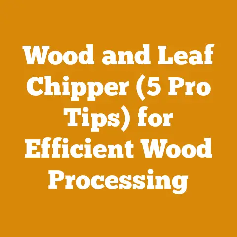 Wood and Leaf Chipper (5 Pro Tips) for Efficient Wood Processing