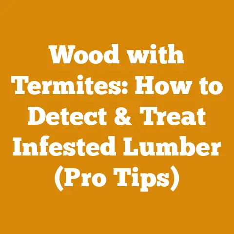 Wood with Termites: How to Detect & Treat Infested Lumber (Pro Tips)