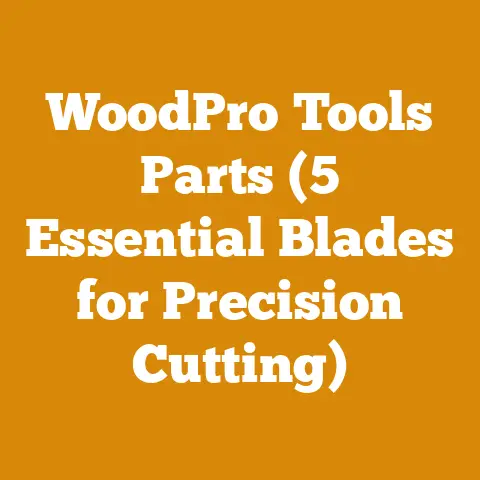 WoodPro Tools Parts (5 Essential Blades for Precision Cutting)