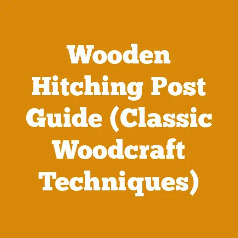 Wooden Hitching Post Guide (Classic Woodcraft Techniques)