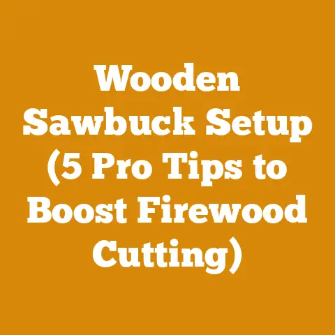 Wooden Sawbuck Setup (5 Pro Tips to Boost Firewood Cutting)