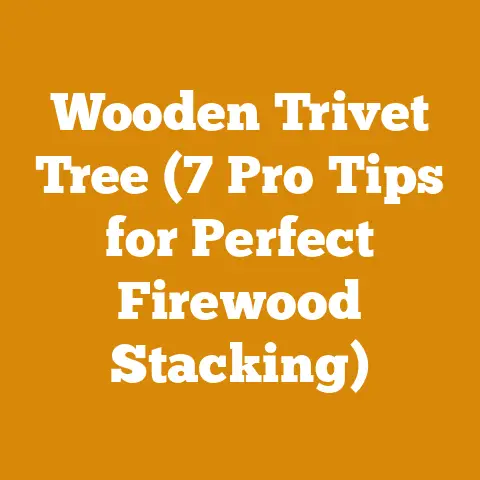 Wooden Trivet Tree (7 Pro Tips for Perfect Firewood Stacking)