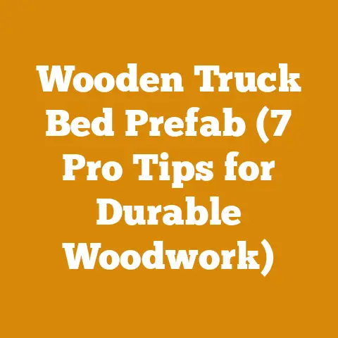 Wooden Truck Bed Prefab (7 Pro Tips for Durable Woodwork)
