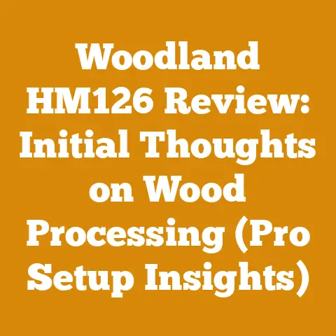 Woodland HM126 Review: Initial Thoughts on Wood Processing (Pro Setup Insights)