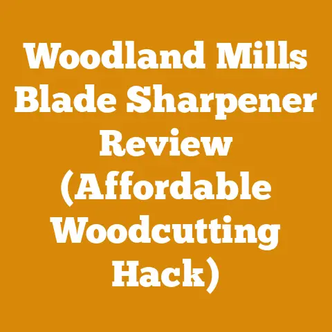 Woodland Mills Blade Sharpener Review (Affordable Woodcutting Hack)