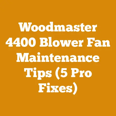 Woodmaster 4400 Blower Fan Maintenance Tips (5 Pro Fixes)