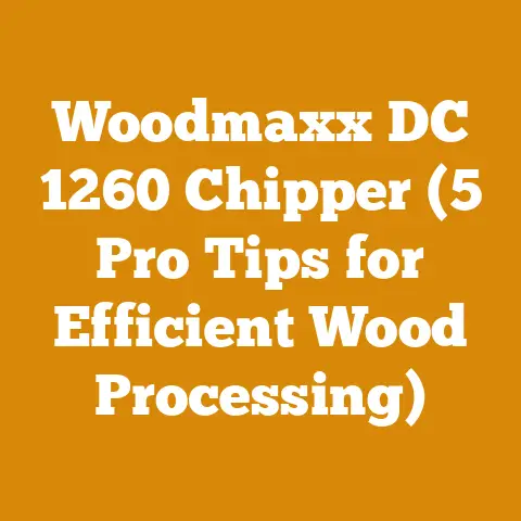 Woodmaxx DC 1260 Chipper (5 Pro Tips for Efficient Wood Processing)