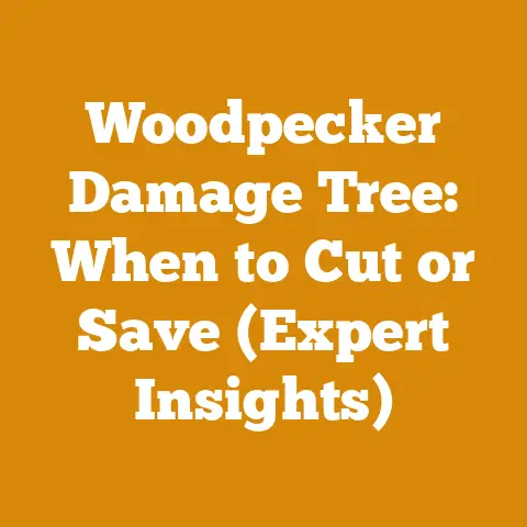 Woodpecker Damage Tree: When to Cut or Save (Expert Insights)