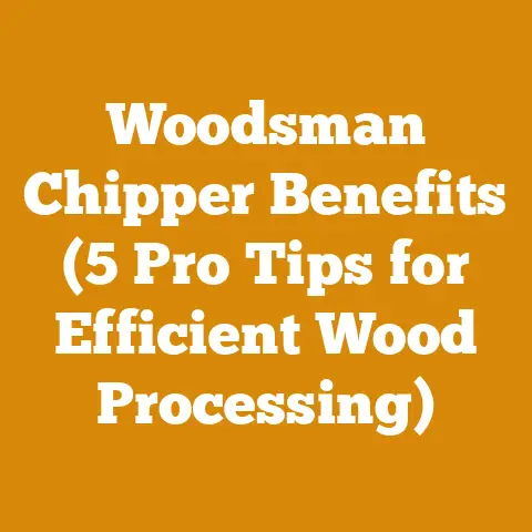 Woodsman Chipper Benefits (5 Pro Tips for Efficient Wood Processing)