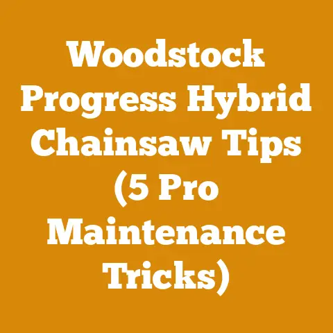 Woodstock Progress Hybrid Chainsaw Tips (5 Pro Maintenance Tricks)