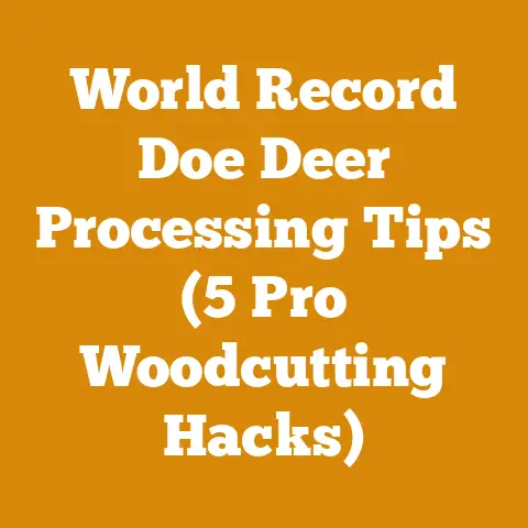 World Record Doe Deer Processing Tips (5 Pro Woodcutting Hacks)