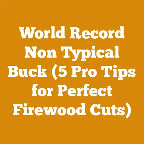 World Record Non Typical Buck (5 Pro Tips for Perfect Firewood Cuts)