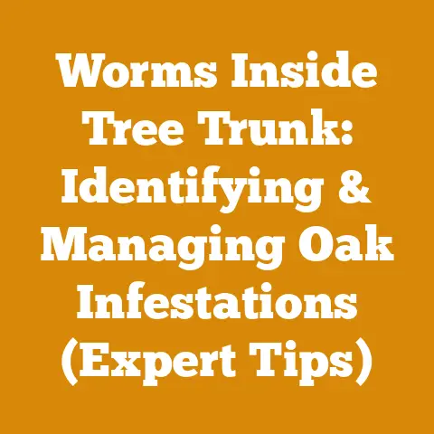 Worms Inside Tree Trunk: Identifying & Managing Oak Infestations (Expert Tips)