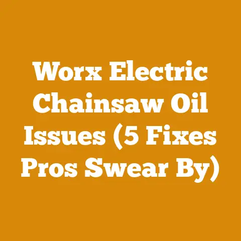 Worx Electric Chainsaw Oil Issues (5 Fixes Pros Swear By)