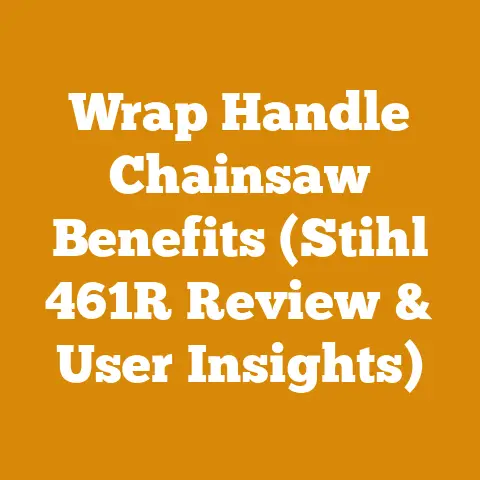 Wrap Handle Chainsaw Benefits (Stihl 461R Review & User Insights)