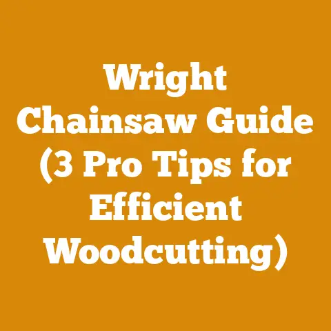 Wright Chainsaw Guide (3 Pro Tips for Efficient Woodcutting)