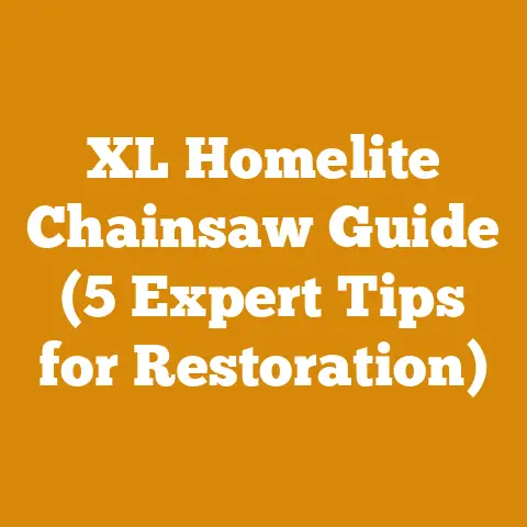 XL Homelite Chainsaw Guide (5 Expert Tips for Restoration)