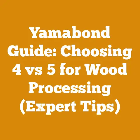 Yamabond Guide: Choosing 4 vs 5 for Wood Processing (Expert Tips)