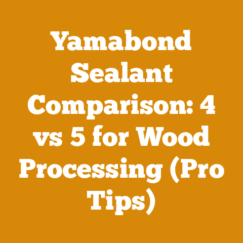 Yamabond Sealant Comparison: 4 vs 5 for Wood Processing (Pro Tips)
