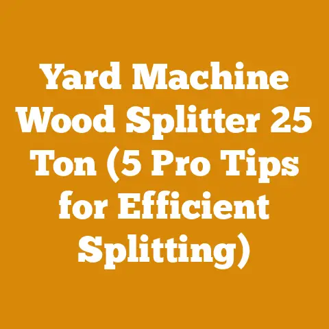 Yard Machine Wood Splitter 25 Ton (5 Pro Tips for Efficient Splitting)