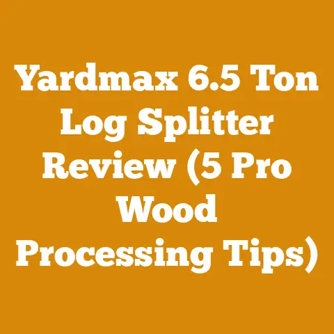 Yardmax 6.5 Ton Log Splitter Review (5 Pro Wood Processing Tips)