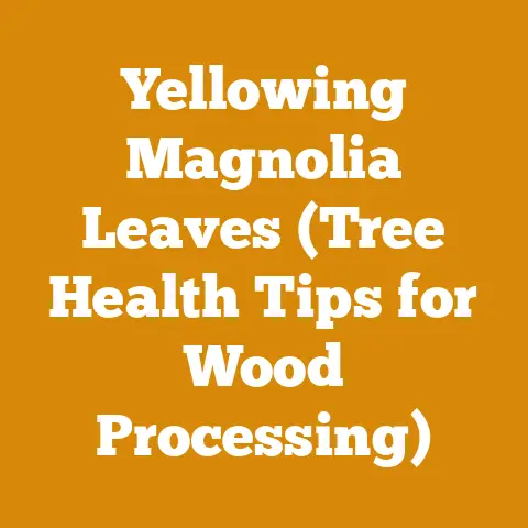 Yellowing Magnolia Leaves (Tree Health Tips for Wood Processing)