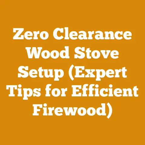 Zero Clearance Wood Stove Setup (Expert Tips for Efficient Firewood)