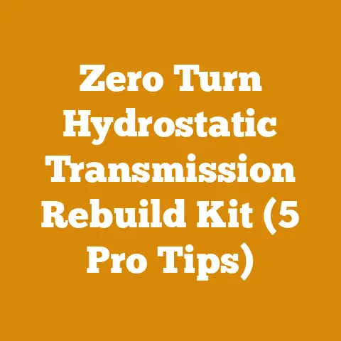 Zero Turn Hydrostatic Transmission Rebuild Kit (5 Pro Tips)