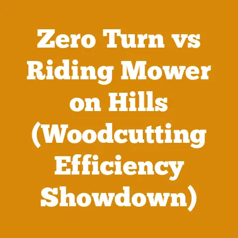 Zero Turn vs Riding Mower on Hills (Woodcutting Efficiency Showdown)