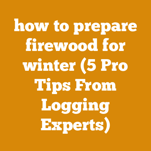 how to prepare firewood for winter (5 Pro Tips From Logging Experts)