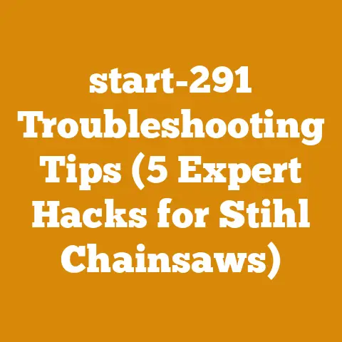 start-291 Troubleshooting Tips (5 Expert Hacks for Stihl Chainsaws)