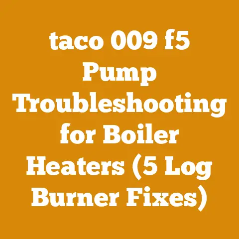 taco 009 f5 Pump Troubleshooting for Boiler Heaters (5 Log Burner Fixes)
