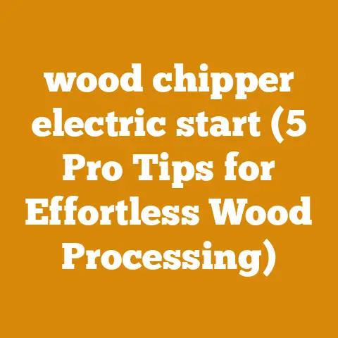 wood chipper electric start (5 Pro Tips for Effortless Wood Processing)