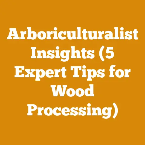 Arboriculturalist Insights (5 Expert Tips for Wood Processing)