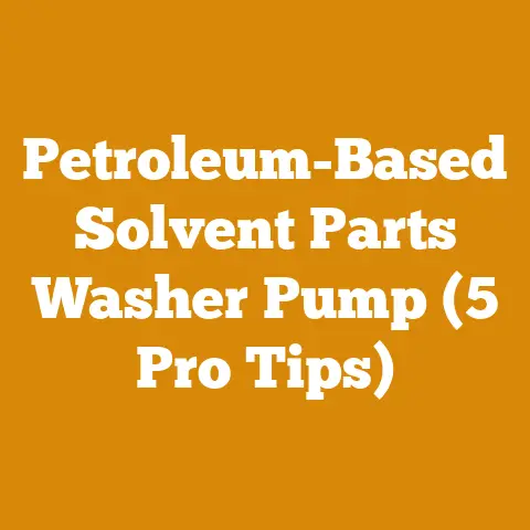 Petroleum-Based Solvent Parts Washer Pump (5 Pro Tips)