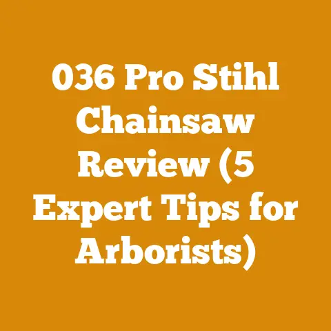 036 Pro Stihl Chainsaw Review (5 Expert Tips for Arborists)