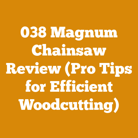 038 Magnum Chainsaw Review (Pro Tips for Efficient Woodcutting)