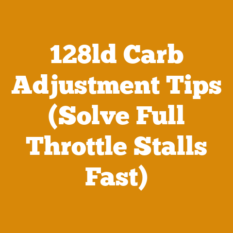 128ld Carb Adjustment Tips (Solve Full Throttle Stalls Fast)