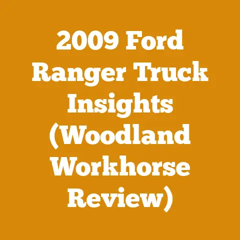 2009 Ford Ranger Truck Insights (Woodland Workhorse Review)