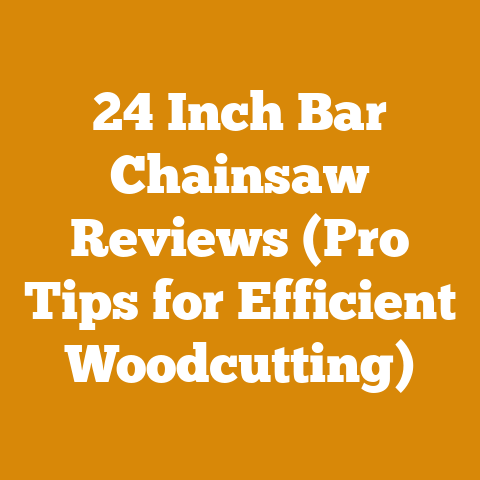 24 Inch Bar Chainsaw Reviews (Pro Tips for Efficient Woodcutting)