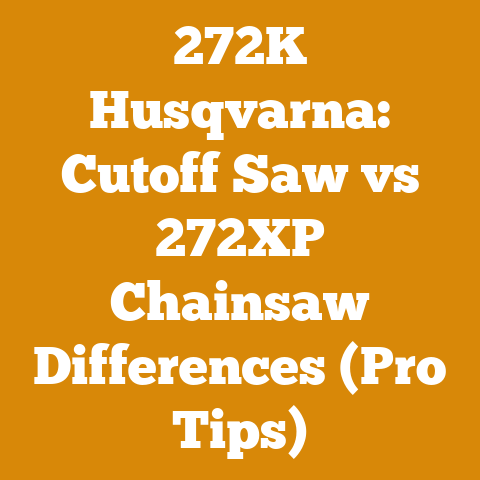 272K Husqvarna: Cutoff Saw vs 272XP Chainsaw Differences (Pro Tips)