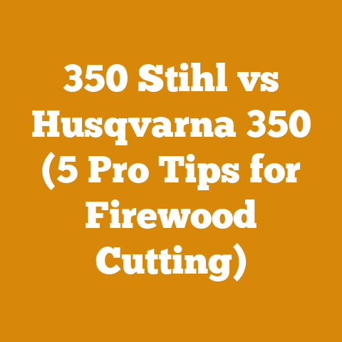350 Stihl vs Husqvarna 350 (5 Pro Tips for Firewood Cutting)