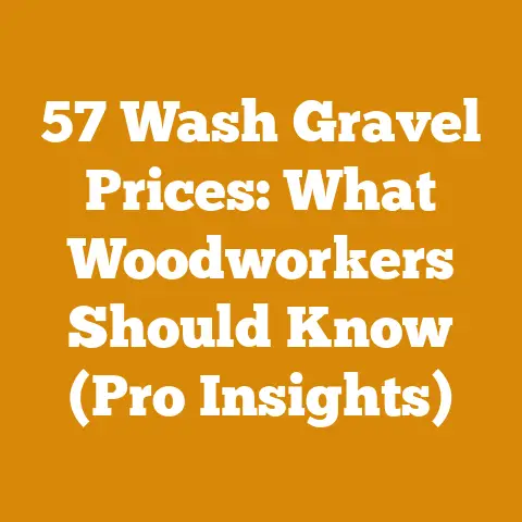 57 Wash Gravel Prices: What Woodworkers Should Know (Pro Insights)