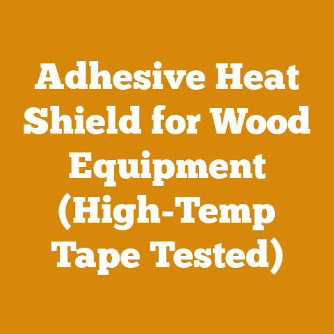 Adhesive Heat Shield for Wood Equipment (High-Temp Tape Tested)