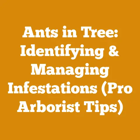 Ants in Tree: Identifying & Managing Infestations (Pro Arborist Tips)