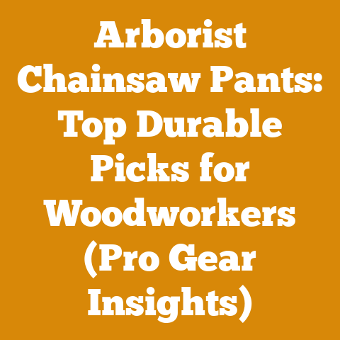 Arborist Chainsaw Pants: Top Durable Picks for Woodworkers (Pro Gear Insights)