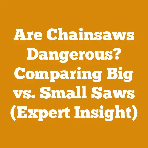 Are Chainsaws Dangerous? Comparing Big vs. Small Saws (Expert Insight)