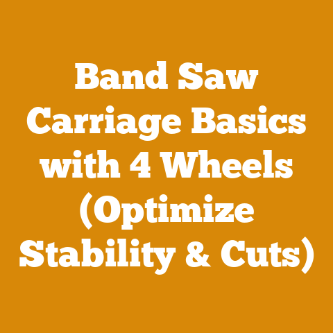 Band Saw Carriage Basics with 4 Wheels (Optimize Stability & Cuts)